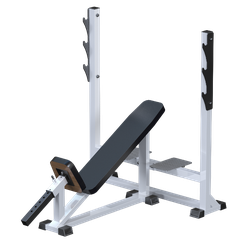 Скамья для штанги со стойками наклонная 30 градусов AR014