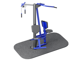 Вертикальная тяга + разгибание ног + тяга ARMS075