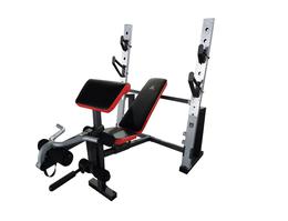 Скамья со стойками под штангу DFC D1606