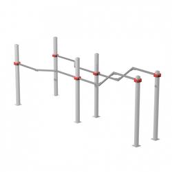 Брусья разноуровневые Iron King S711