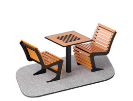 Шахматный стол уличный ARLS012