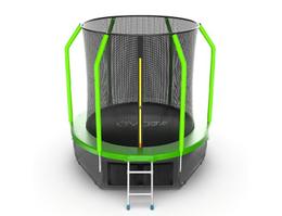 Батут EVO Jump Cosmo 6ft с внутренней сеткой, лестницей и нижней сетью 