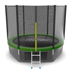 Батут EVO Jump External 10ft Lower net с внешней сеткой, лестницей и нижней сетью