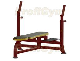 Скамья для жима с подножками усиленная 2СК-0031-HР
