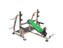 Скамья для жима наклонная нерегулируемая со страховочными упорами BP - 002